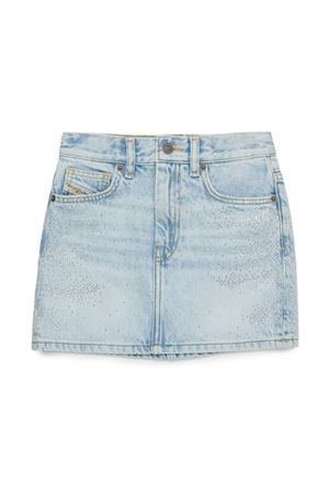 denim cotton skirt DIESEL KIDS | J00958KXBL0K01